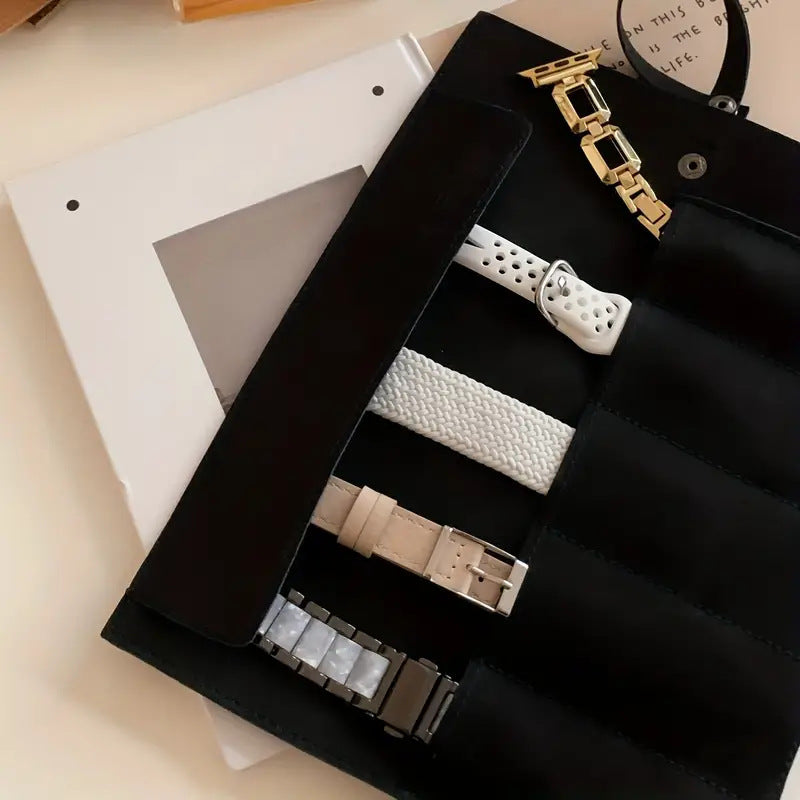 Watch straps storage bag