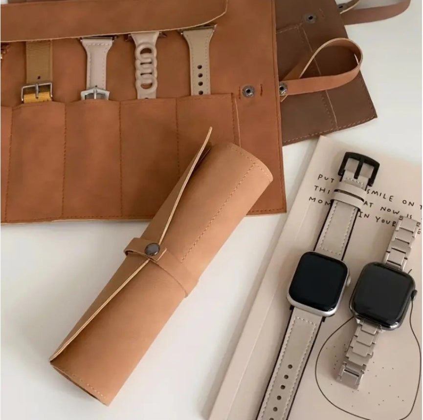 Watch straps storage bag