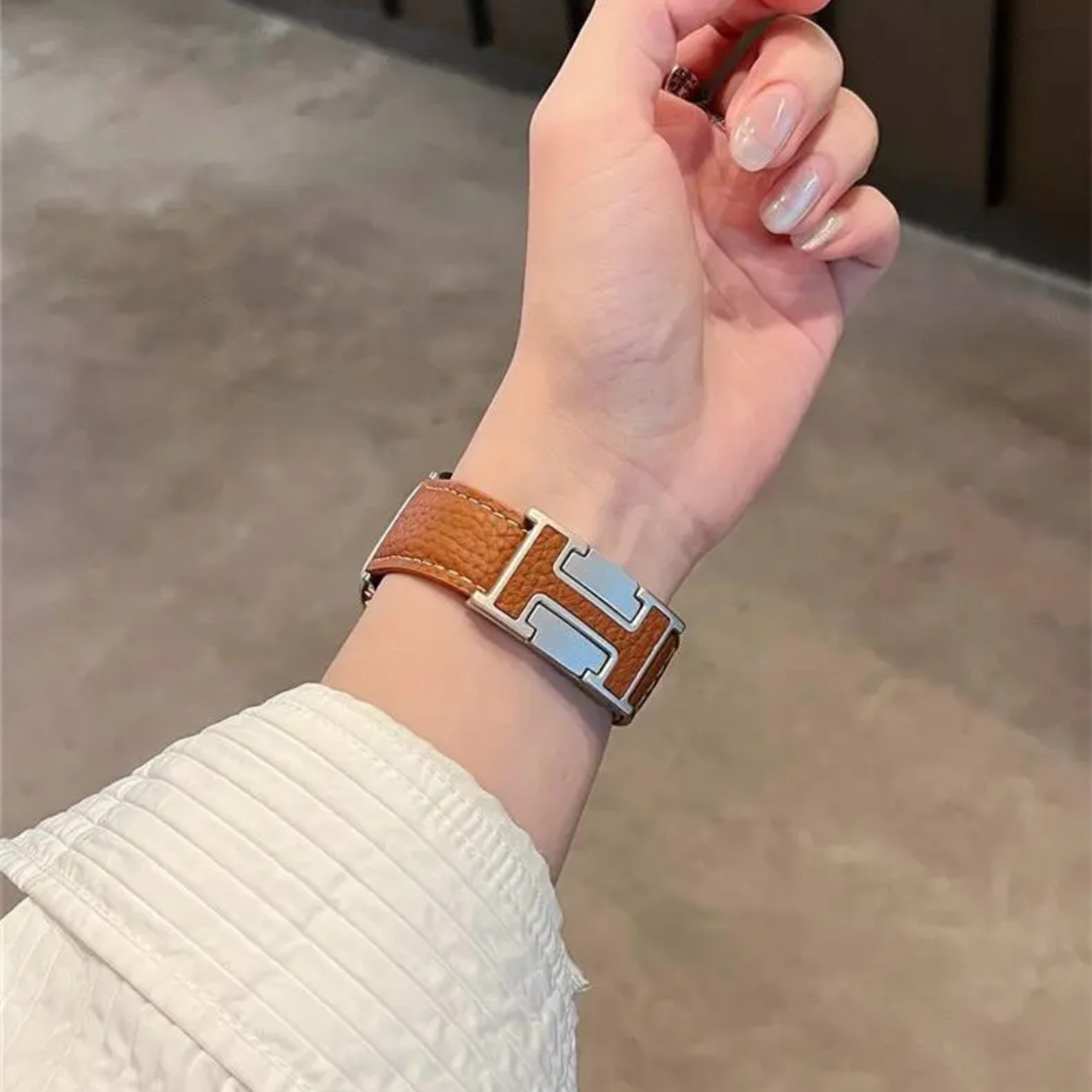 H-shaped Leather Band